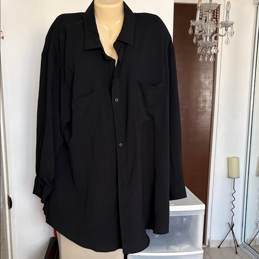 Elegant Black Women's Blouse